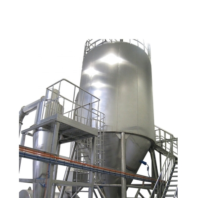 High Efficiency Low Cost Two Nozzle Type Liquid Spray Dryer With PLC Control System